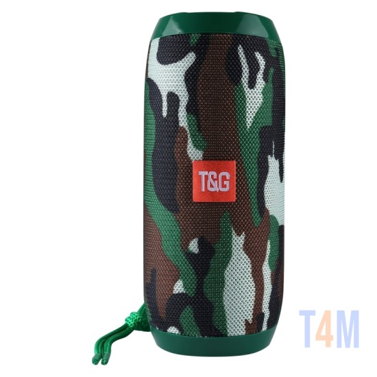 COLUNA PORTÁTIL WIRELESS TG-117 AUX/USB/CARTÃO DE MEMÓRIA CAMUFLADO